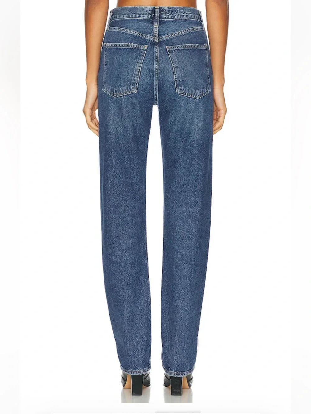 AGOLDE 90s Pinch Waist High Rise Straight Jeans in Control size 23